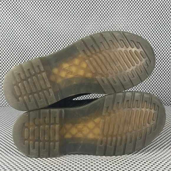 Dr Mantens 1460 Glitter J Boots Kids Size 3 Black Zipper Lace Up - Picture 11 of 12